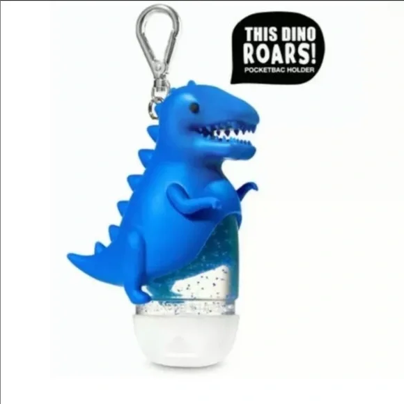 🔴RARE!! ROARING DINOSAUR 🦖 BBW Sanitizer Holder Does not make noise anymore - Picture 3 of 4